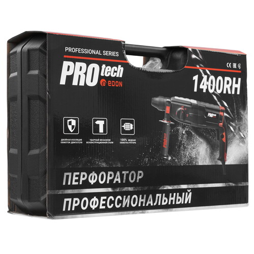 Купить Перфоратор EDON ProTech 1400RH  9296435. Характеристики, отзывы и цены в Донецке