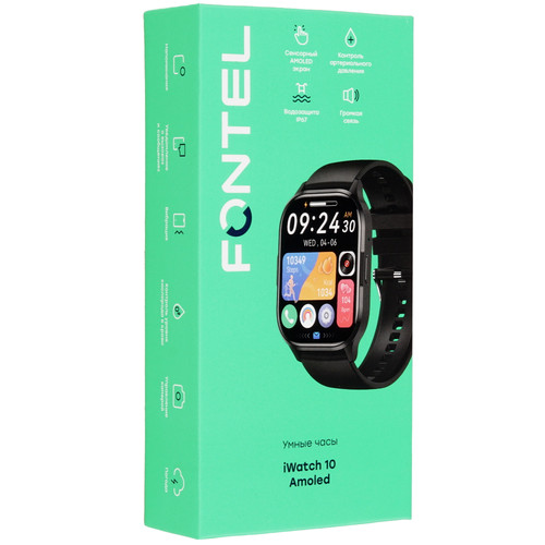 Купить Смарт-часы Fontel iWatch 10  5493632. Характеристики, отзывы и цены в Донецке