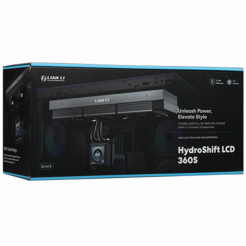 Купить Система охлаждения LIAN LI HYDROSHIFT LCD 360SB черная  5463664. Характеристики, отзывы и цены в Донецке