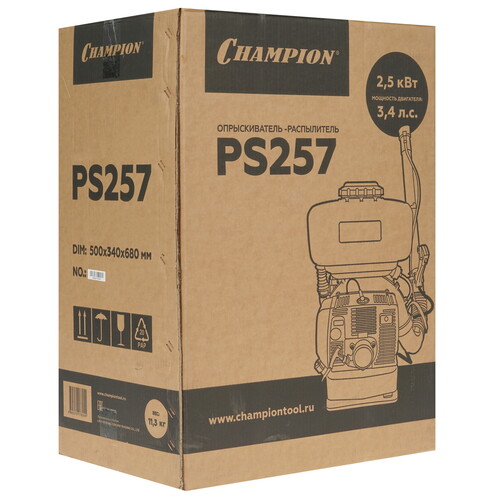 Купить Бензиновый опрыскиватель CHAMPION PS257  1215103. Характеристики, отзывы и цены в Донецке