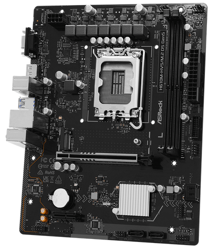 Купить Материнская плата ASRock H610M-HVS/M.2 D5 Gen5  5922678. Характеристики, отзывы и цены в Донецке