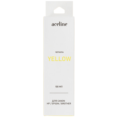 Купить Чернила водорастворимые Aceline CI1-Y желтый  9209837. Характеристики, отзывы и цены в Донецке