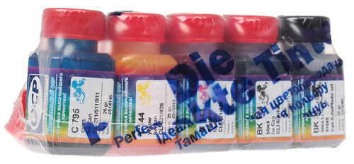 Купить Чернила водорастворимые OCP (C795-M/Y144-BK124-BK35) голубой, желтый, матовый черный, пурпурный  1066197. Характеристики, отзывы и цены в Донецке