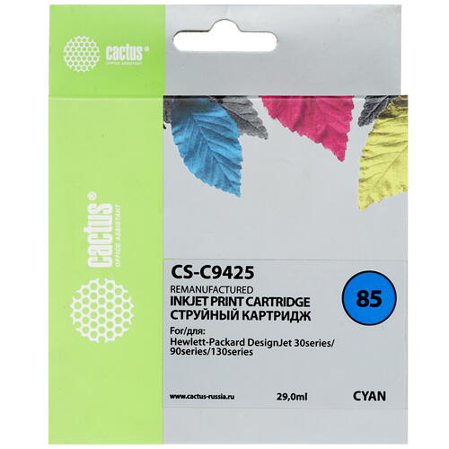 Купить Картридж Cactus CS-C9425 голубой  7942638. Характеристики, отзывы и цены в Донецке