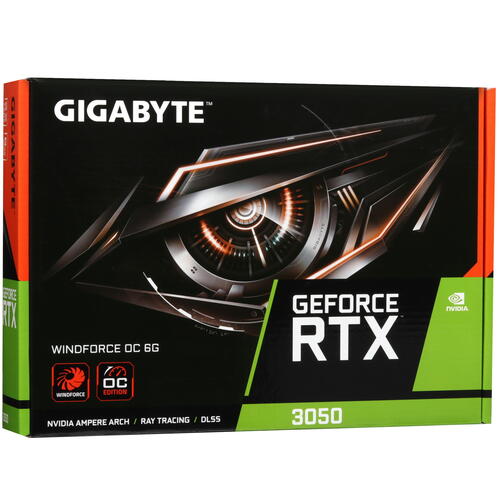Купить Видеокарта GIGABYTE GeForce RTX 3050 WINDFORCE OC [GV-N3050WF2OC-6GD]  5460255. Характеристики, отзывы и цены в Донецке