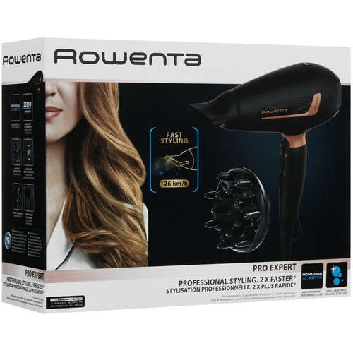 Купить Фен Rowenta Pro Expert CV8830F0 черный/золотистый  5485717. Характеристики, отзывы и цены в Донецке