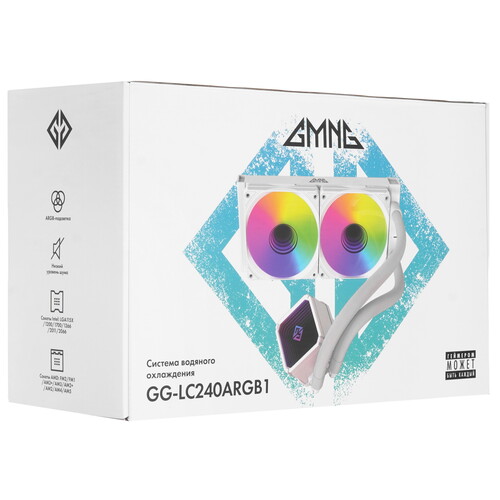 Купить Система охлаждения GMNG GG-LC240ARGB1  белая  5615519. Характеристики, отзывы и цены в Донецке