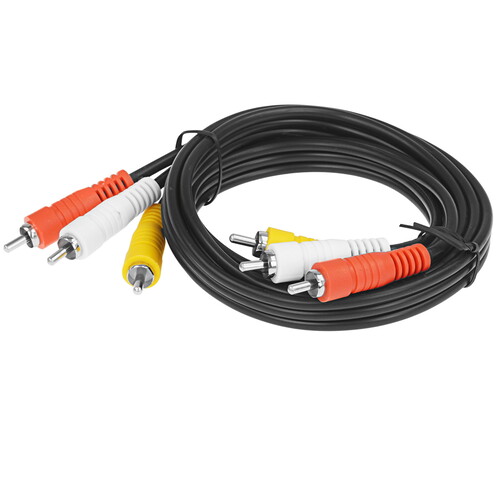 Купить Кабель   Perfeo 3RCA - 3RCA черный  5620256. Характеристики, отзывы и цены в Донецке