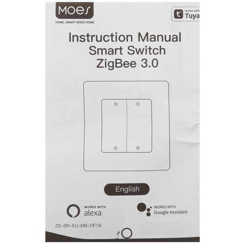 Купить Умный выключатель MOES SR-ZS  5635802. Характеристики, отзывы и цены в Донецке