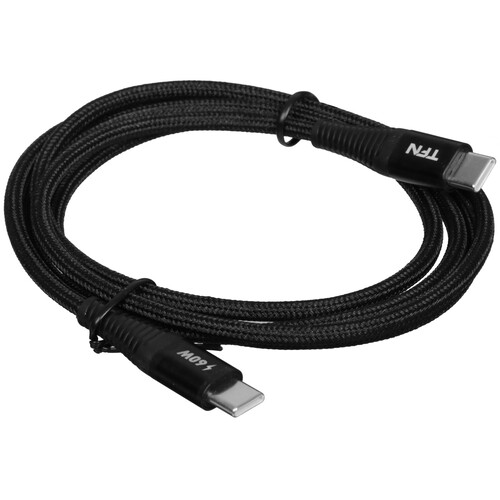 Купить Кабель круглый TFN USB Type-C - USB Type-C черный 1.2 м  5616516. Характеристики, отзывы и цены в Донецке