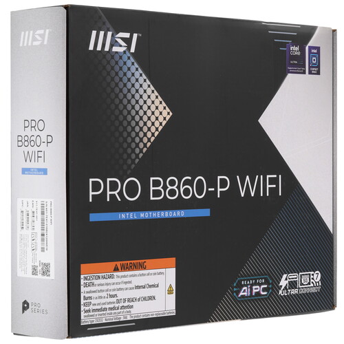 Купить Материнская плата MSI PRO B860-P WIFI  5618748. Характеристики, отзывы и цены в Донецке