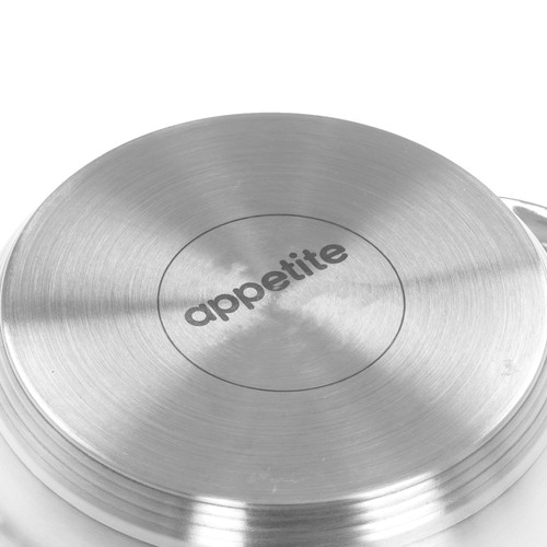 Купить Кастрюля Appetite Greta GS02113 1 л 14 см серебристый  9294701. Характеристики, отзывы и цены в Донецке