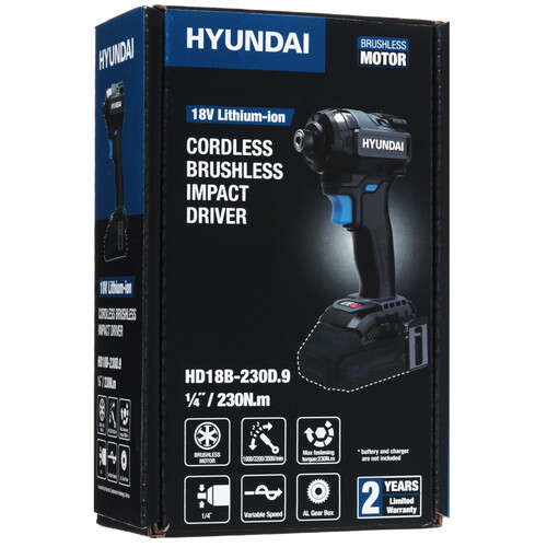 Купить Винтоверт Hyundai HD18B-230D.9 18V One for All , Без ЗУ, Без АКБ  5467664. Характеристики, отзывы и цены в Донецке