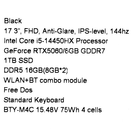 Купить 17.3" Ноутбук MSI Katana 17 HX B14WFK-218XRU черный  5629077. Характеристики, отзывы и цены в Донецке