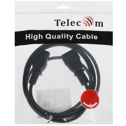 Купить Кабель питания Telecom IEC 320 C13 - IEC 320 C14  5471661. Характеристики, отзывы и цены в Донецке