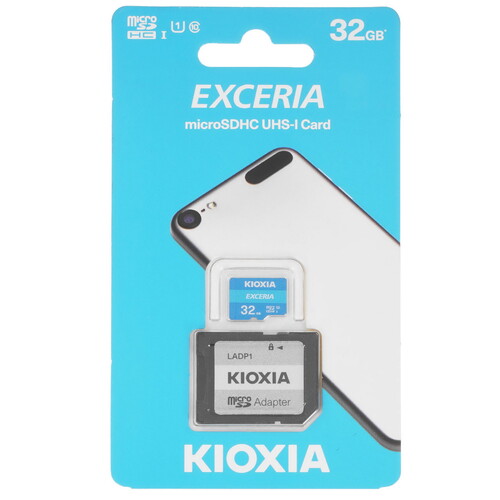 Купить Карта памяти KIOXIA EXCERIA microSDHC 32 ГБ [LMEX1L032GG2]  9232091. Характеристики, отзывы и цены в Донецке