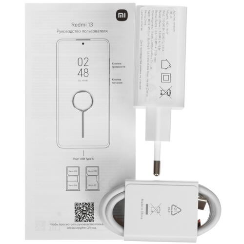 Купить 6.79" Смартфон Xiaomi Redmi 13 128 ГБ голубой  5457659. Характеристики, отзывы и цены в Донецке