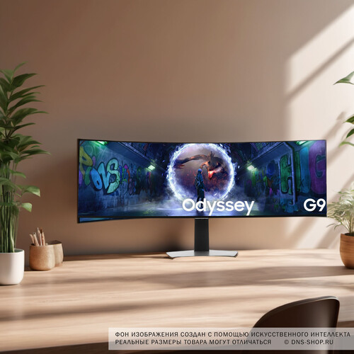 Купить 49" Монитор Samsung Odyssey OLED G9 G93SD S49DG932SI серебристый  5602948. Характеристики, отзывы и цены в Донецке