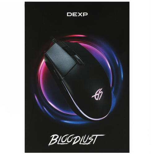 Купить Мышь проводная DEXP Bloodlust  черный  5405300. Характеристики, отзывы и цены в Донецке