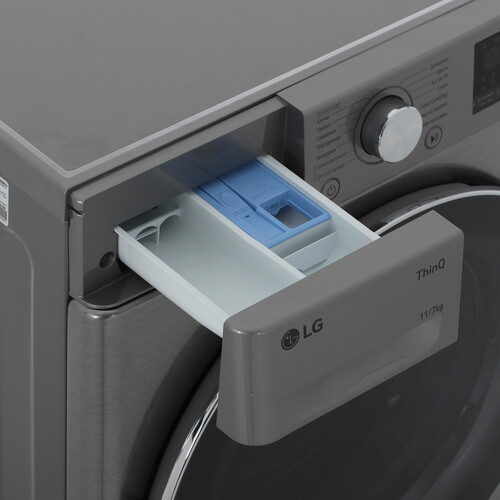 Купить Стирально-сушильная машина LG TW4V5EG2S серебристый  5494503. Характеристики, отзывы и цены в Донецке