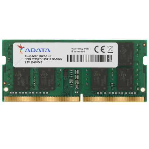 Купить Оперативная память SODIMM ADATA [AD4S320016G22-SGN] 16 ГБ  5008498. Характеристики, отзывы и цены в Донецке