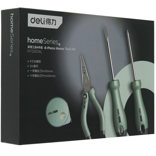 Купить Набор инструментов Deli HT0004L  9133720. Характеристики, отзывы и цены в Донецке