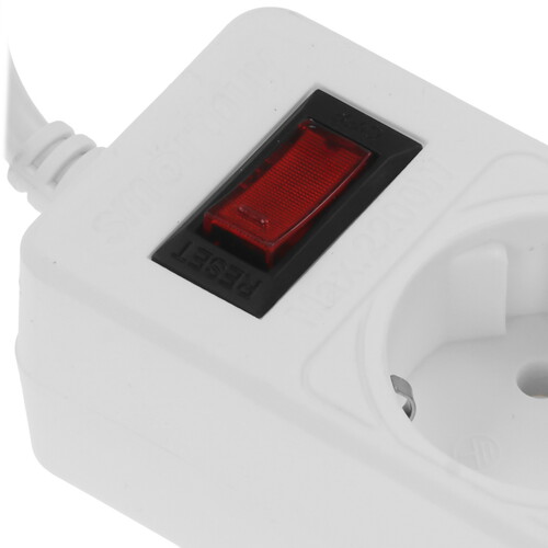 Купить Сетевой фильтр Smartbuy SBSP-18-W белый  9192868. Характеристики, отзывы и цены в Донецке