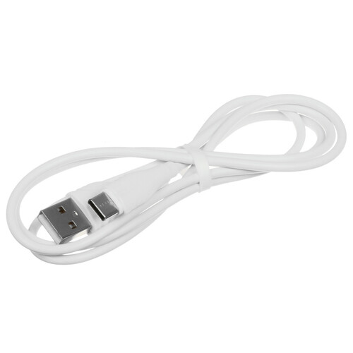 Купить Кабель круглый Borofone USB Type-C - USB 2.0 Type-A белый 1 м  5474964. Характеристики, отзывы и цены в Донецке