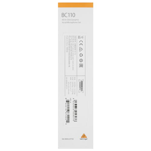 Купить Микрофон Behringer BC110 черный  5059862. Характеристики, отзывы и цены в Донецке