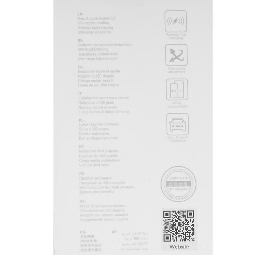 Купить Держатель автомобильный Hoco HW1 Pro черный  9237398. Характеристики, отзывы и цены в Донецке
