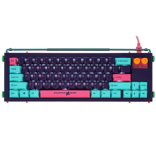 Купить Клавиатура проводная + беспроводная Shurikey Gear Hanzo SKB65 Theme 003 [S01A003B002C1D01E003]  5415372. Характеристики, отзывы и цены в Донецке