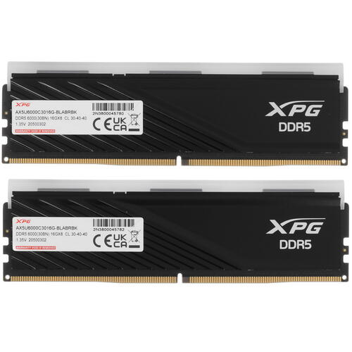 Купить Оперативная память ADATA XPG Lancer Blade RGB [AX5U6000C3016G-DTLABRBK] 32 ГБ  5427596. Характеристики, отзывы и цены в Донецке