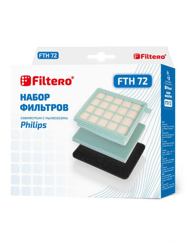 Купить Комплект фильтров Filtero FTH 72  1047340. Характеристики, отзывы и цены в Донецке