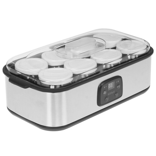 Купить Йогуртница Kitfort КТ-2089 серебристый  9090943. Характеристики, отзывы и цены в Донецке