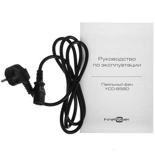 Купить Паяльный фен Finepower YCD-858D  9136250. Характеристики, отзывы и цены в Донецке