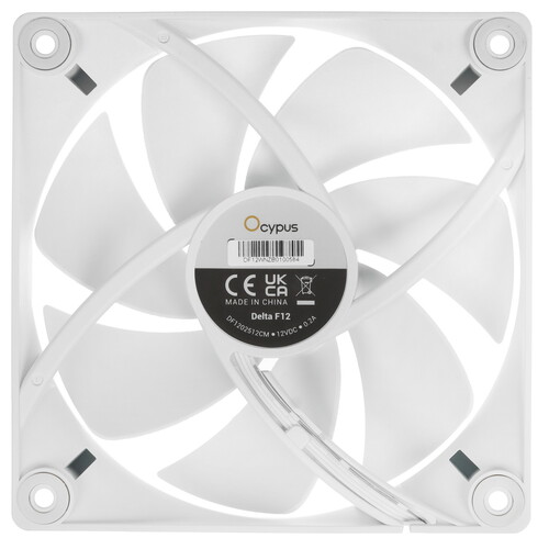 Купить Комплект вентиляторов Ocypus Delta F12 WH 3IN1 [Delta-F12-WH3NM00X-GL] белый  5612403. Характеристики, отзывы и цены в Донецке