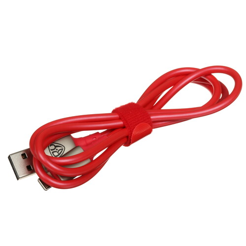 Купить Кабель круглый BY Lightning 8-pin - USB 2.0 Type-A красный 1 м  5482175. Характеристики, отзывы и цены в Донецке