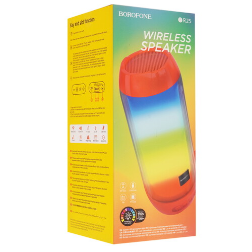 Купить Портативная колонка Borofone BR25 Crazy sound, красный  9237923. Характеристики, отзывы и цены в Донецке