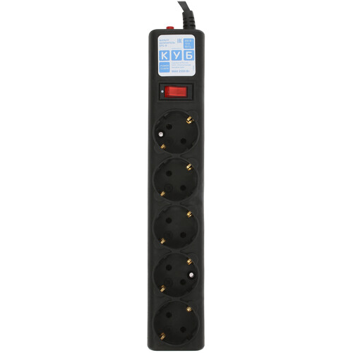Купить Сетевой фильтр Power Cube SPG5-В2 черный  5088616. Характеристики, отзывы и цены в Донецке