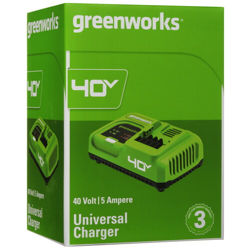 Купить Зарядное устройство GreenWorks G40UC5 40V  5081815. Характеристики, отзывы и цены в Донецке