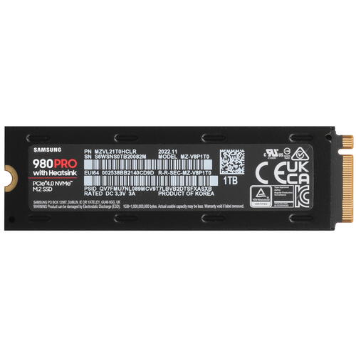 Купить 1000 ГБ M.2 NVMe накопитель Samsung 980 PRO [MZ-V8P1T0CW]  5076517. Характеристики, отзывы и цены в Донецке