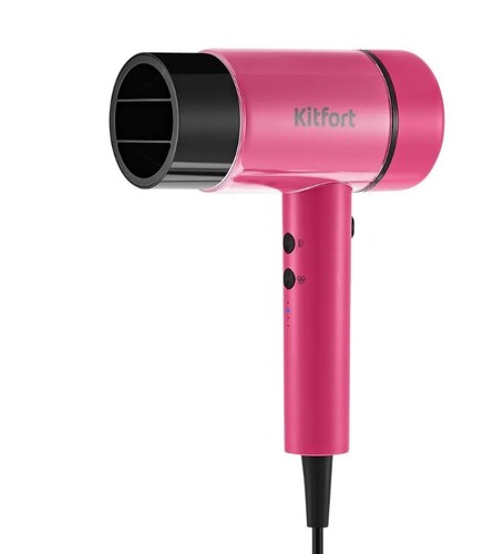 Купить Фен Kitfort KT-3260 розовый/черный  9155309. Характеристики, отзывы и цены в Донецке
