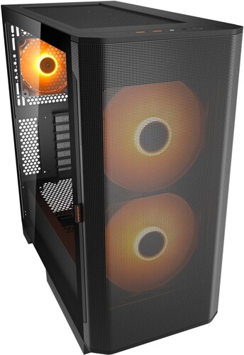 Купить Корпус Cougar Airface Flo RGB Black  черный  5630942. Характеристики, отзывы и цены в Донецке