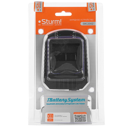 Купить Зарядное устройство Sturm! SBC2002 1BatterySystem 18V  9163031. Характеристики, отзывы и цены в Донецке