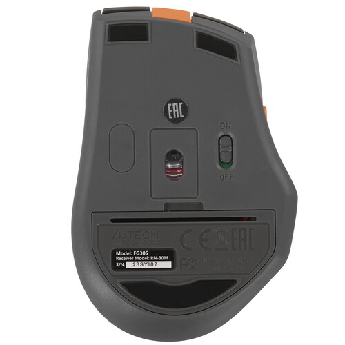Купить Мышь беспроводная A4Tech Fstyler FG30S  серый  4824787. Характеристики, отзывы и цены в Донецке