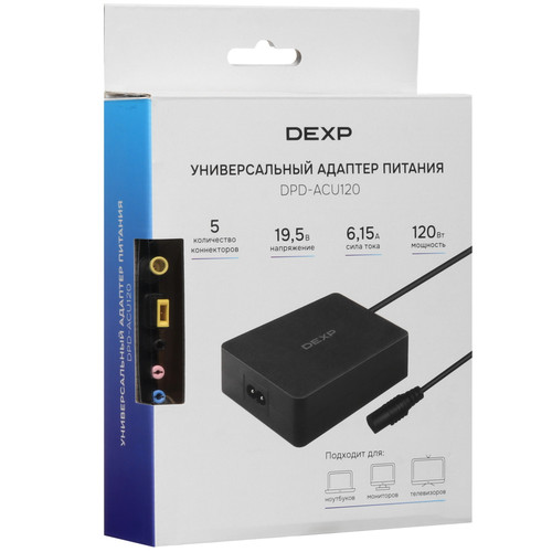 Купить Адаптер питания сетевой DEXP ACU120Z-F  9323382. Характеристики, отзывы и цены в Донецке