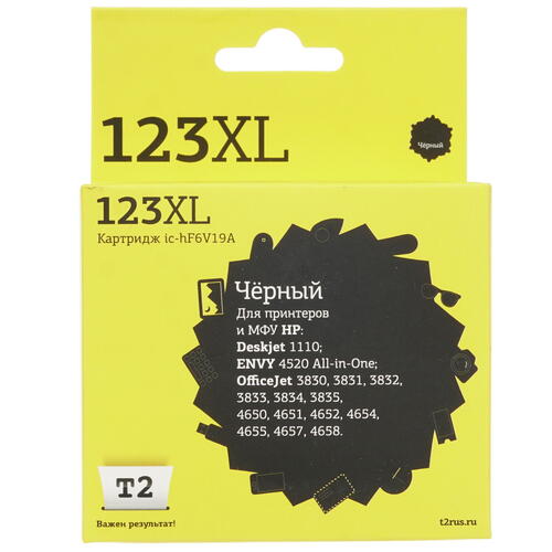 Купить Картридж T2 IC-HF6V19A черный  1698455. Характеристики, отзывы и цены в Донецке