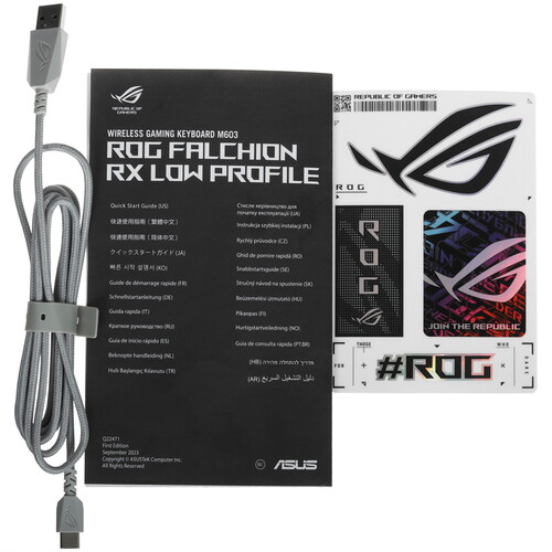 Купить Клавиатура  проводная + беспроводная ASUS ROG Falchion RX LP  5498881. Характеристики, отзывы и цены в Донецке