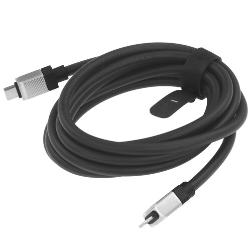Купить Кабель круглый Baseus Lightning 8-pin - USB Type-C черный 2 м  9167146. Характеристики, отзывы и цены в Донецке
