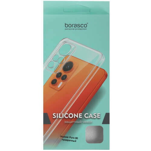 Купить Накладка  BoraSCO для HUAWEI Pura 80 прозрачный  5637202. Характеристики, отзывы и цены в Донецке